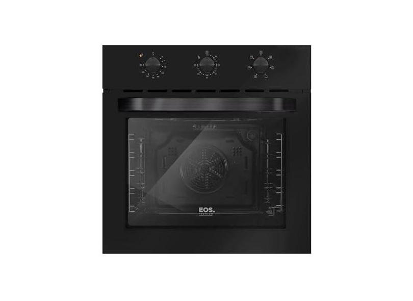Forno Elétrico de Embutir Eos 72 Litros Convection Porta de Vidro All Black Efe72epm 220v