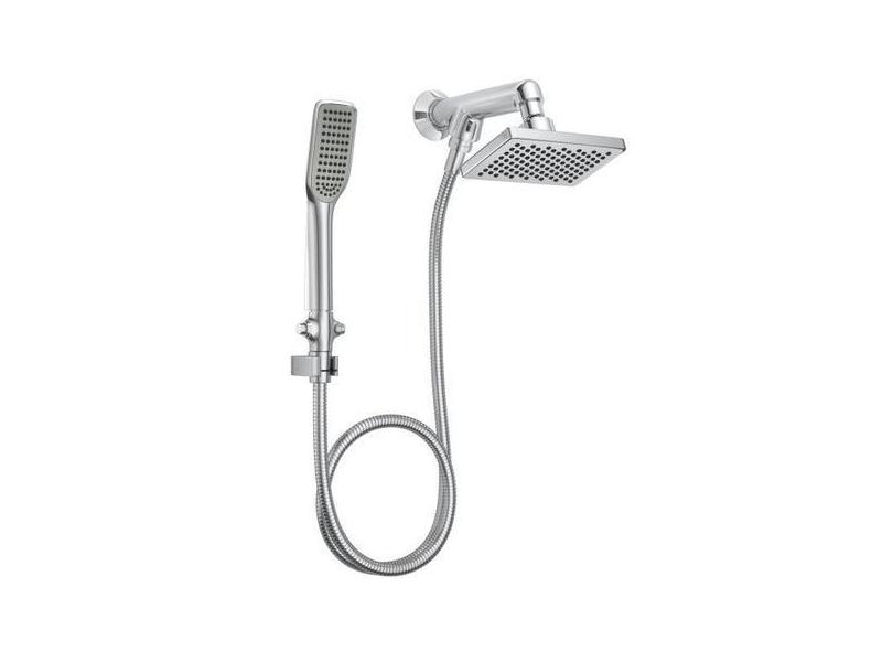 Chuveiro Com Desviador Flex Retangular Cromado Deca - Deca Metais