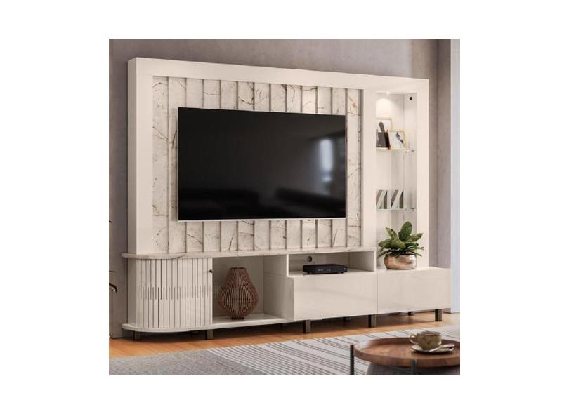 Home Theater Le Mans para TV até 70 Polegadas e Iluminária de Led Cala