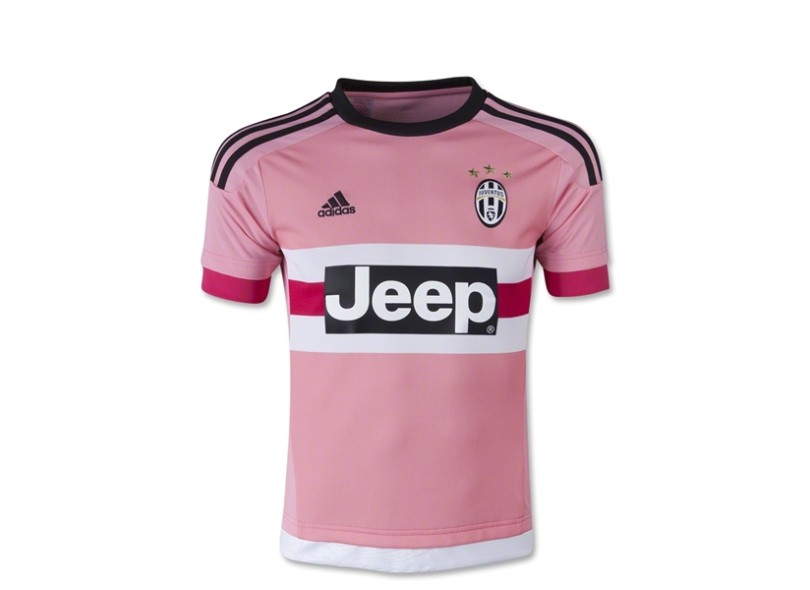 Camisa Jogo Infantil Juventus II 2015/16 sem número Adidas
