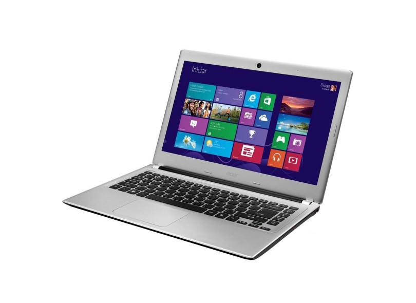 Notebook Acer Aspire V5 Intel Core i7 3537U 3ª Geração 6 GB de RAM HD 500 GB LED 14" Windows 8 V5-471-9_BR647