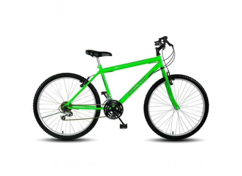 Bicicleta Aro 26 South 18 Marchas Freio V-brake - Verde Verde