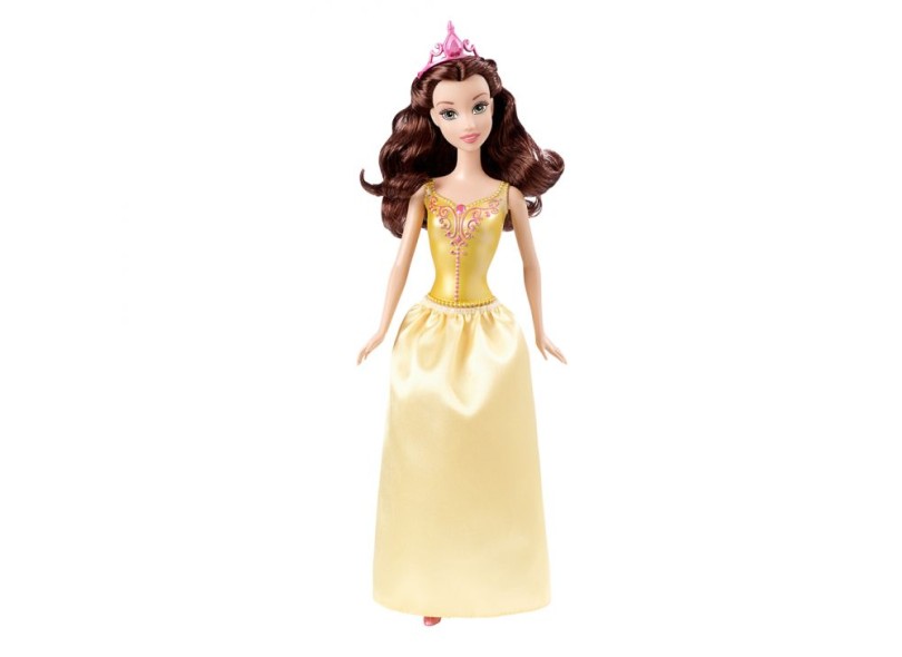 Boneca Princesas Disney Bela Básica Mattel