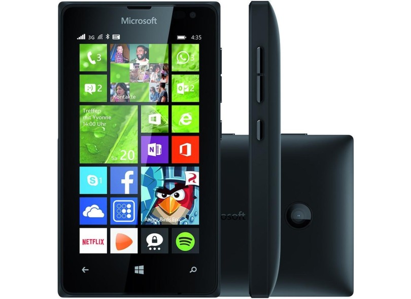 Smartphone Microsoft Lumia 8GB 435 Windows Phone 8.1 3G Wi-Fi