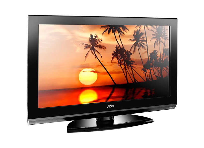 TV 26" LCD AOC D26W931 c/ Entradas HDMI e USB e Conversor Digital