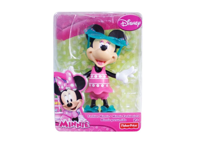 Boneca Disney Minnie Fashion Com Óculos Mattel