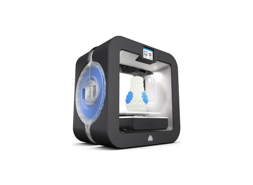 Impressora 3D 3D Systems Cube 3 Jato Plástico (PJP) Colorida Sem Fio
