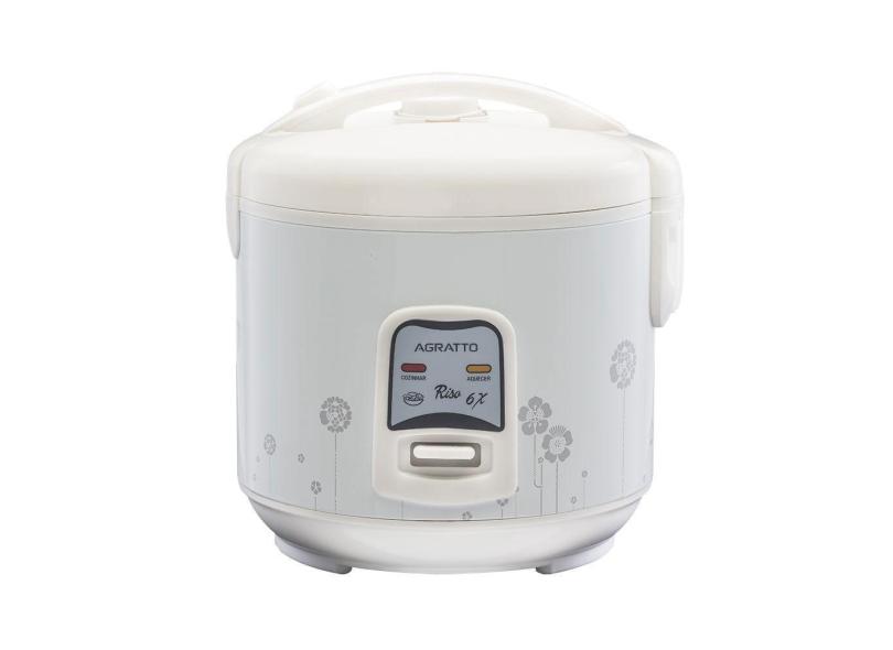 Panela de Arroz e Legumes Elétrica Riso 6 Xícaras Agratto Branco 220V