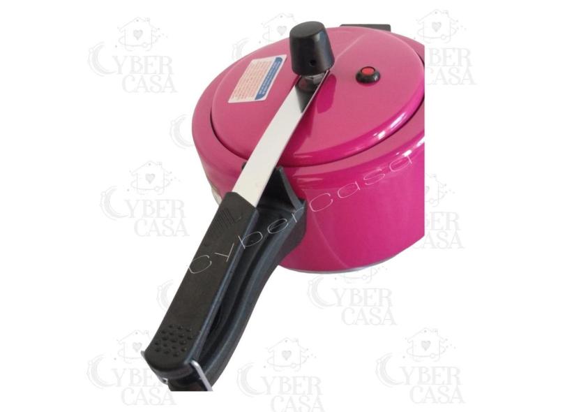 Panela De Pressão 3L Pink Com Tampa Pintada Exclusiva