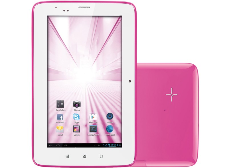 Tablet Multilaser M-PRO 4 GB 7" Wi-Fi 3G Android 4.1 (Jelly Bean) 2 MP NB072