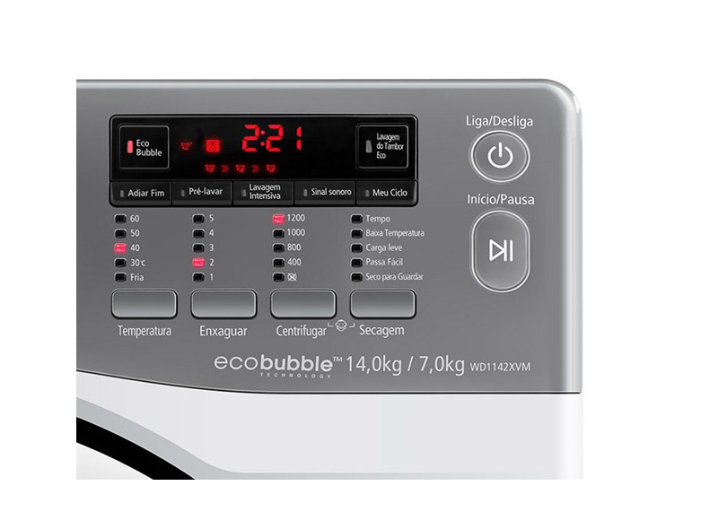 Lava e Seca Samsung 14 kg WD1142XVMXAZ Inox