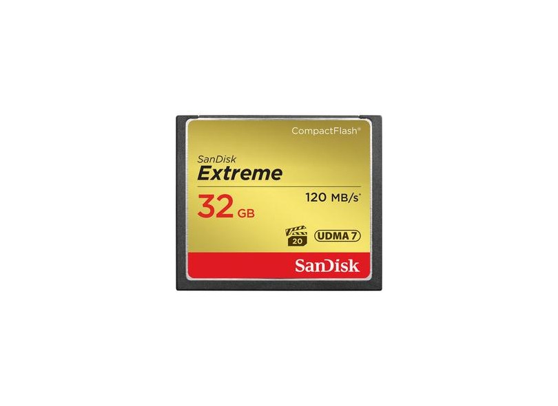 Cartão de Memória Compact Flash SanDisk Extreme 32 GB SDCFXS-032G