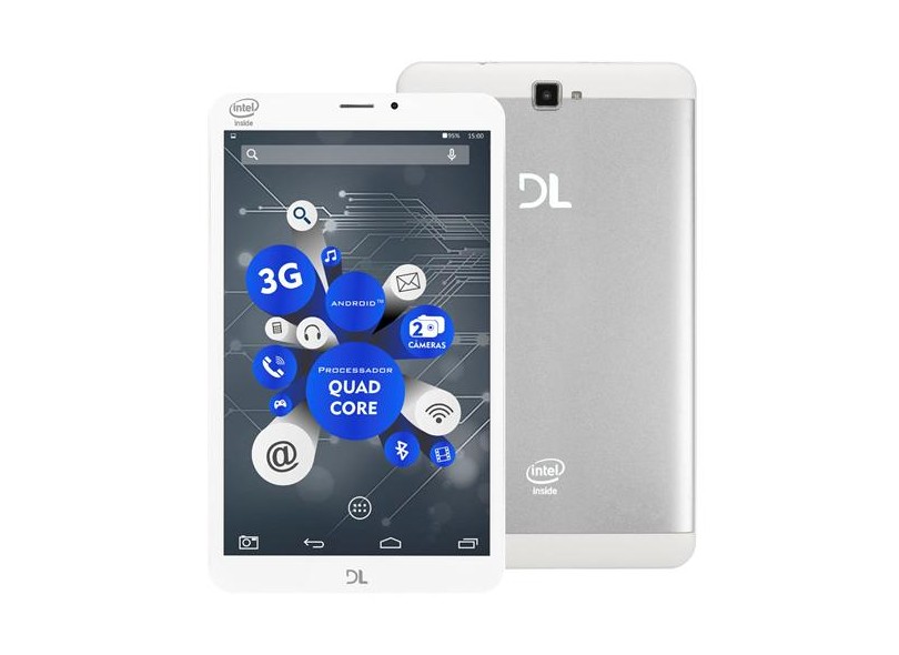 Tablet DL Eletrônicos 8.0 GB LCD 8 " Android 5.0 (Lollipop) TabPhone 800