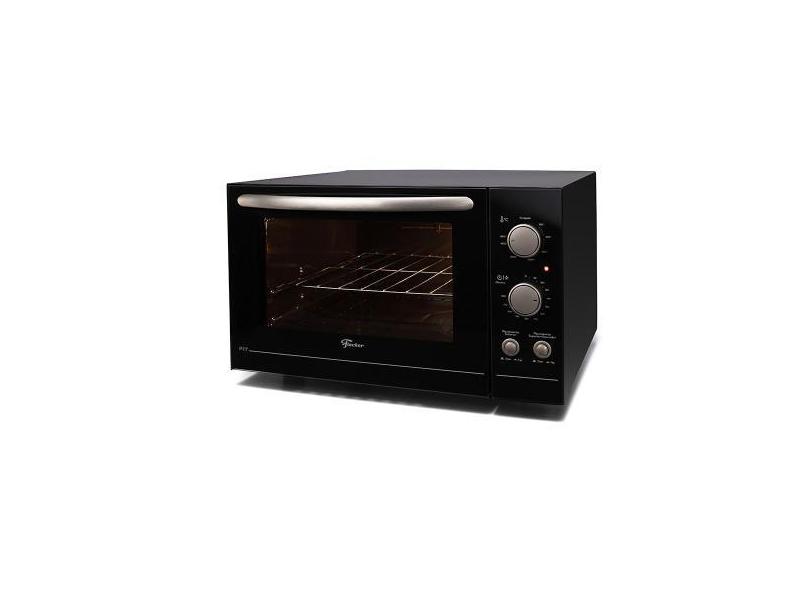 Forno Elétrico Bancada Fischer 44 Litros Fit Grill Com Dourador Preto