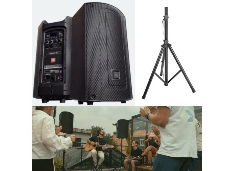 Caixa de Som JBL Max 10 Ativa Bluetooth 110/220V + Pedestal