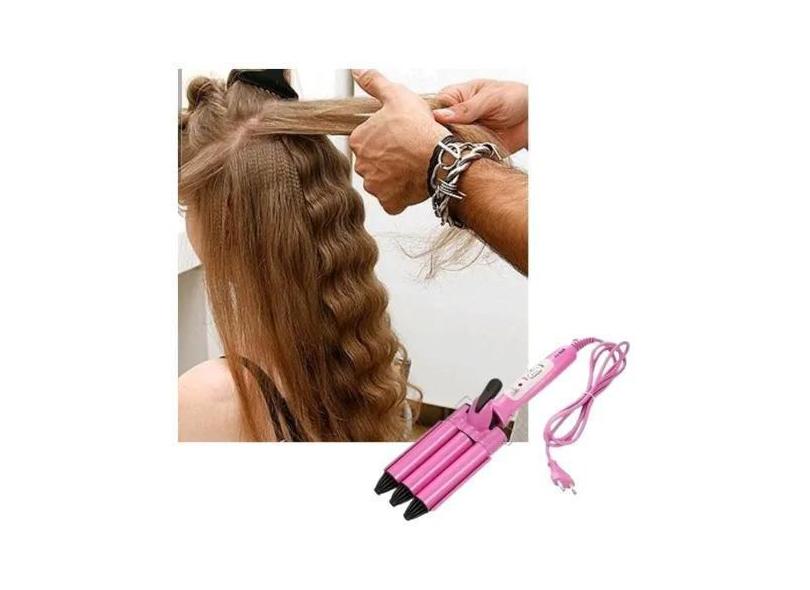 Chapinha Ondulador Para Criar Ondas Nos Cabelos Bivolt - Especiallité