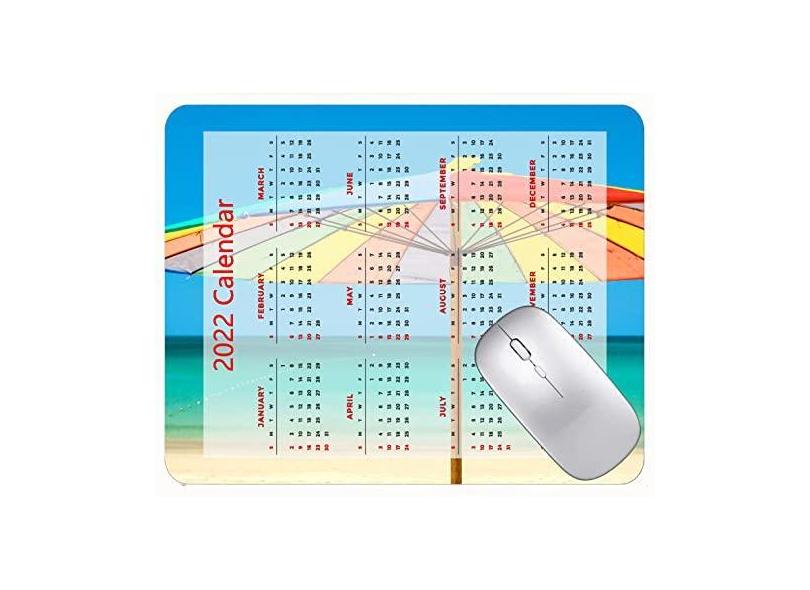 Mouse pad para jogos com design especial 2022, mouse pad para jogos, guarda-chuva, cores arco-íris, mouse pads para praia