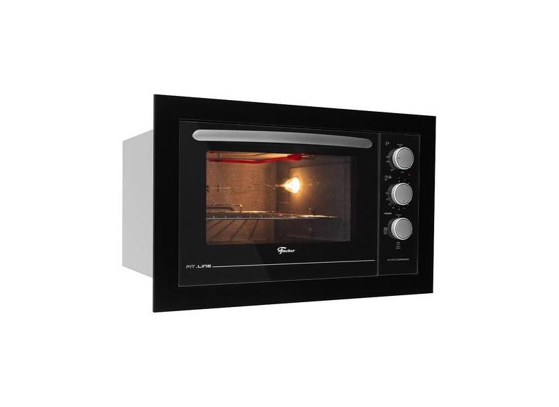 Forno De Embutir Fischer 48 Litros Fit Line Preto  220 Volt Fit Line