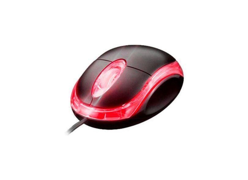 Mouse optico com fio usb 2.0 para pc e notebook 3 botoes - b100 - ANXI