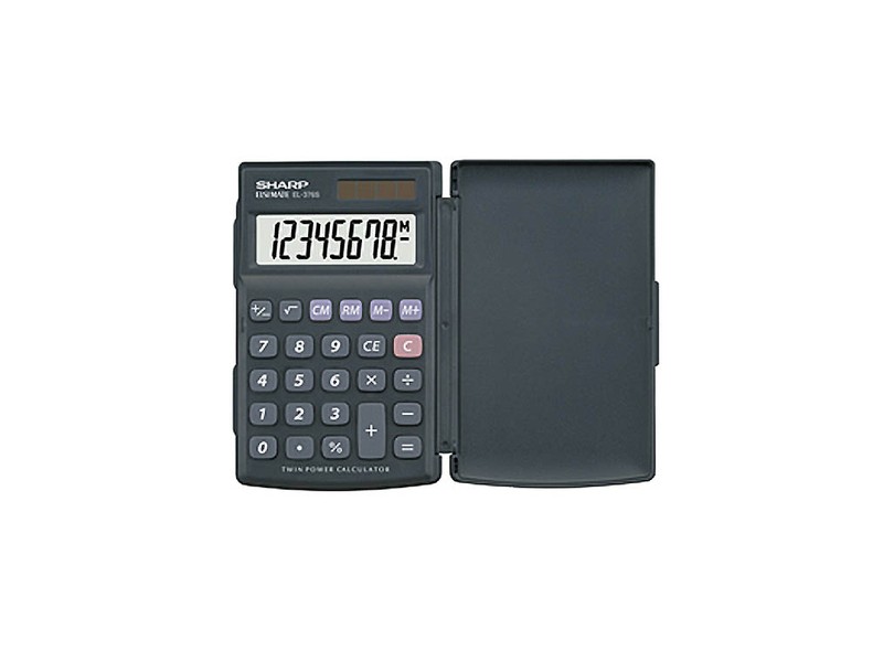 Calculadora De Bolso Sharp EL376SBK
