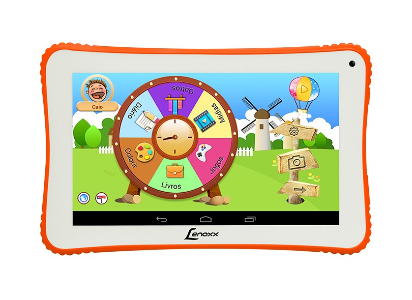 Tablet Lenoxx Sound 8.0 GB LCD 7 " Android 4.4 (Kit Kat) Kids TB-5500