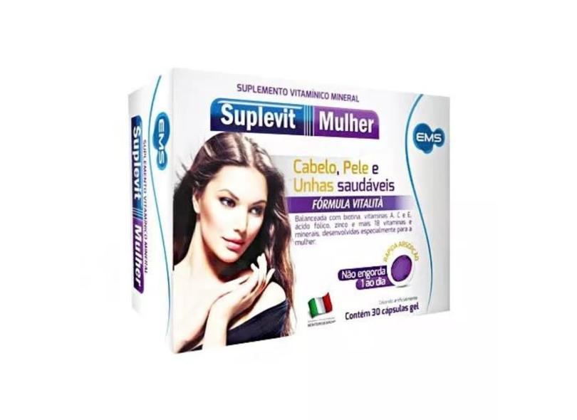 Suplevit Mulher Com 30 Cápsulas Em Promoção é No Buscapé