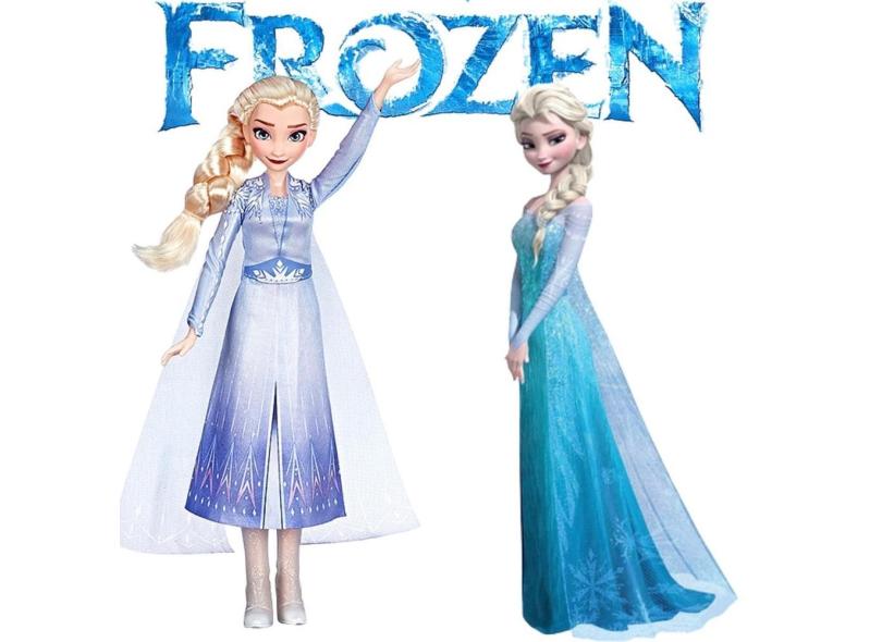 Brinquedo Elsa Frozen Crianças Articulada Interativa Menina com o ...
