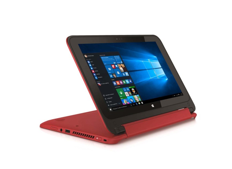 Notebook Conversível HP Pavilion x360 Intel Celeron N2830 4 GB de RAM HD 500 GB LED 11.6 " Touchscreen Windows 10 11-n226br