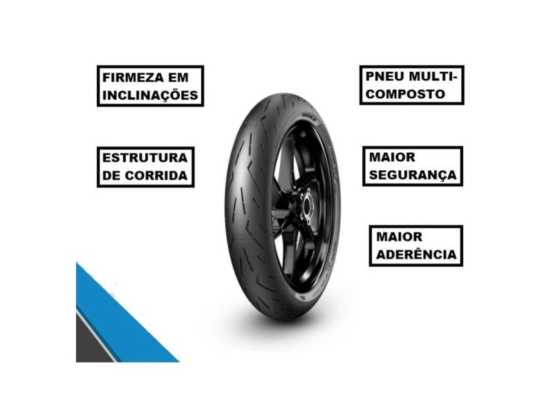 Pneu Pirelli Dianteiro 120/70-17 Diablo Rosso Corsa 2 Ducati Supersport