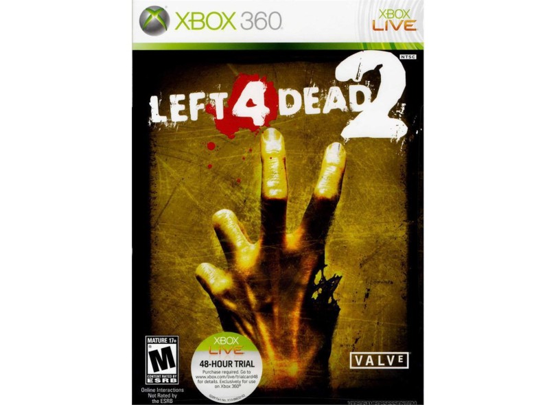 Jogo Left 4 Dead 2 Xbox 360 Valve