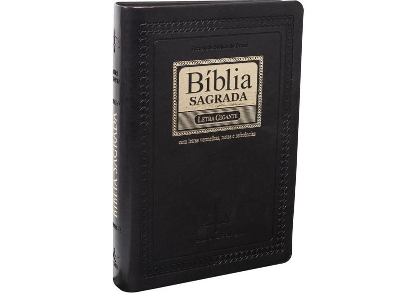 Bíblia Sagrada - Revista e Corrigida com Letra Gigante - Sbb - Sociedade Biblica Do Brasil - 7898521810740