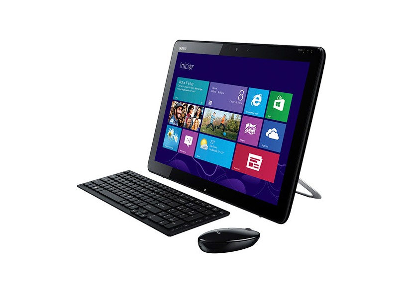 PC All in One Sony Série J SVJ20225CBB TAP 20 Intel Core i5 3317U 1,8 GHz 4 GB 750 GB Windows 8