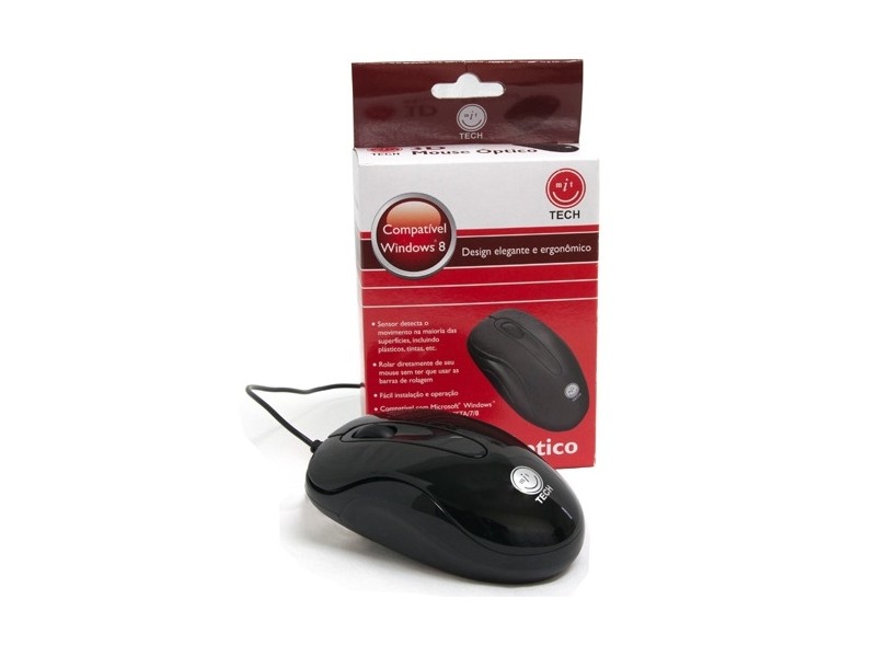 Mouse Óptico USB 3D MO-058 - Mit Tech