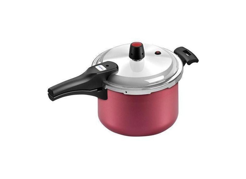 Panela De Pressão Aluminio Fechamento Externo Cereja 4,5 Litros Panelu