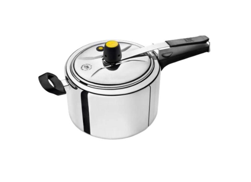 Panela De Pressão 7,5 Litros Em Aluminio Polido