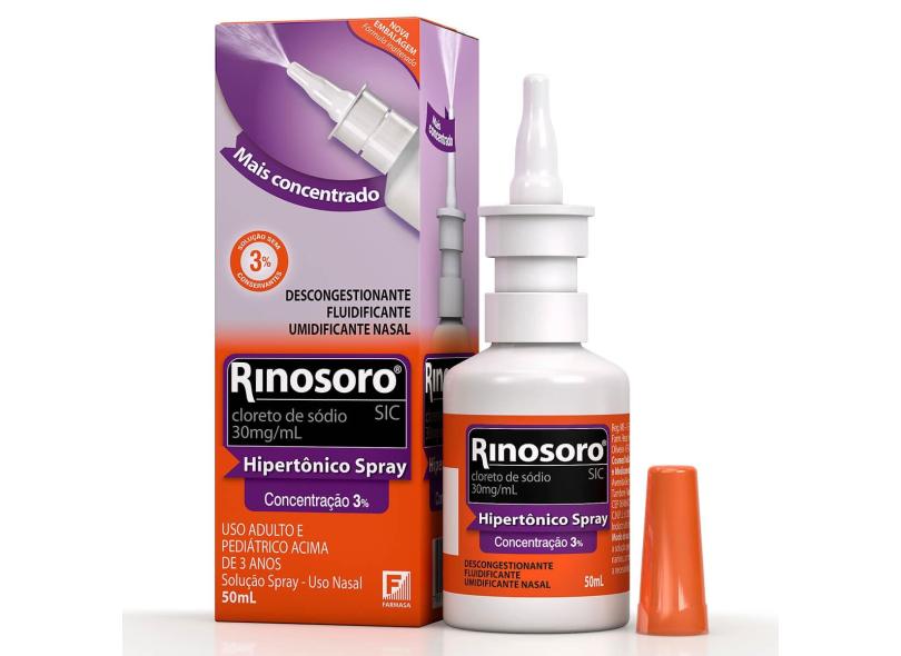 Descongestionante Nasal Rinosoro Sic FARMASA 50ml Solução Nasal com o ...