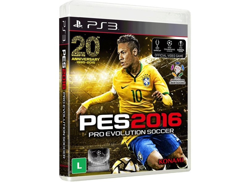 Jogo Pro Evolution Soccer 2016 PlayStation 3 Konami