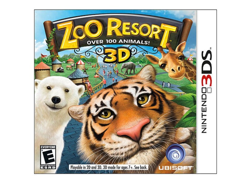 Jogo Zoo Resort 3D Ubisoft Nintendo 3DS