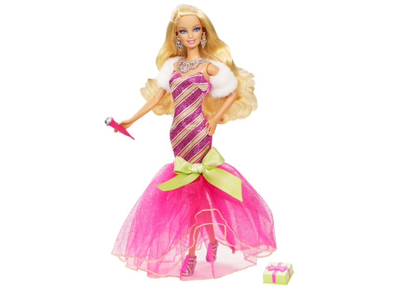 Boneca Barbie Natal Perfeito CD 2011 Mattel