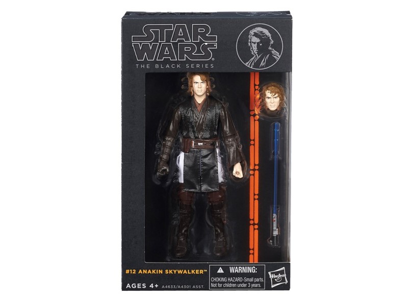 Boneco Star Wars Anakin Skywalker The Black Series A4301 - Hasbro