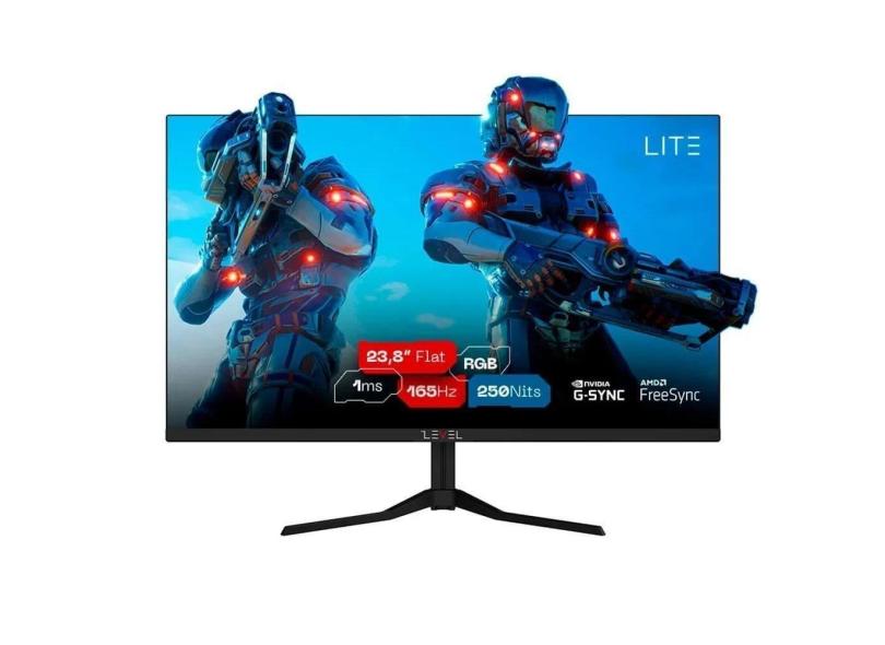 Monitor Gamer Level Lite 23.8Eled, Full Hd, 165Hz, 1Ms