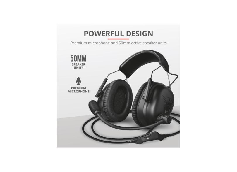Headset Trust Wayman Pro E-Sports Multiplataforma