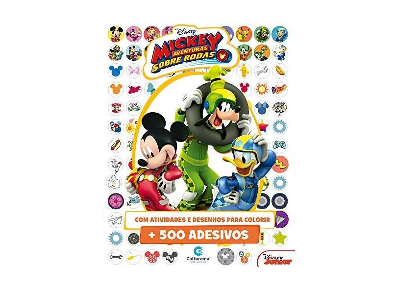 500 Adesivos Disney. Mickey Sobre Rodas - Naihobi Steinmetz - 9788594722119