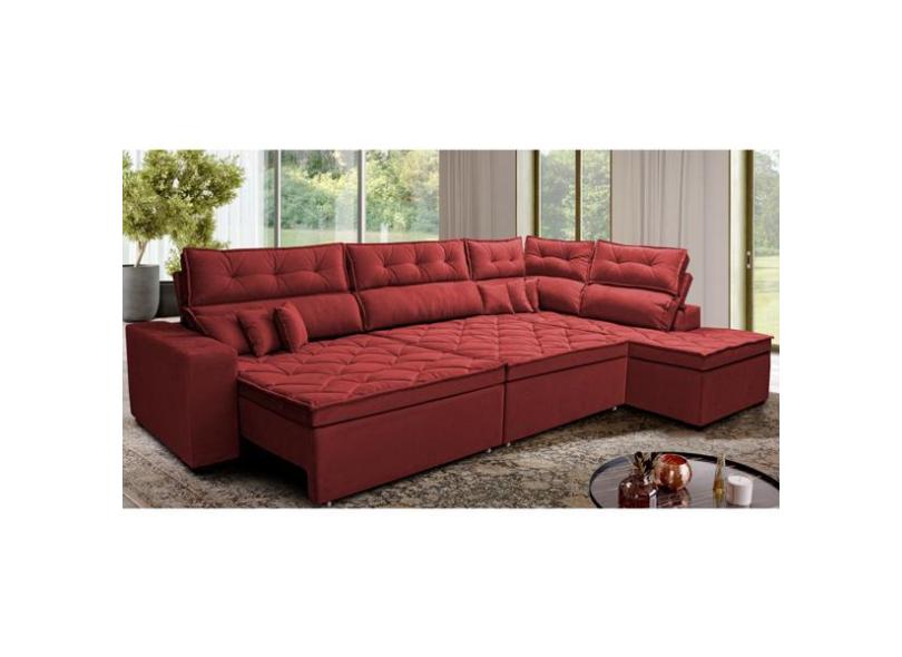 Sof De Canto Retr til E Reclin vel Direito 3,00x2,36m Molas com o ...