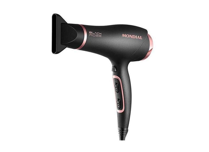 Secador de Cabelo Mondial Black Rose SC-37 2.000 Watts 127V ~ 60HZ - P