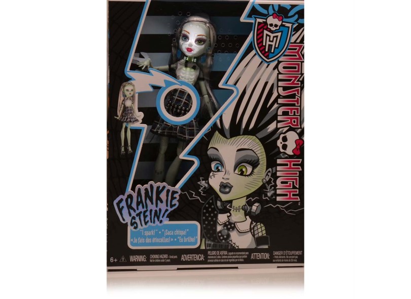 Boneca Monster High Choque Eletrizante Frankie Stein Mattel em