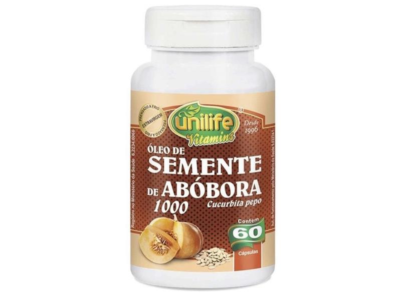 Óleo De Semente De Abóbora 60 Capsulas Unilife