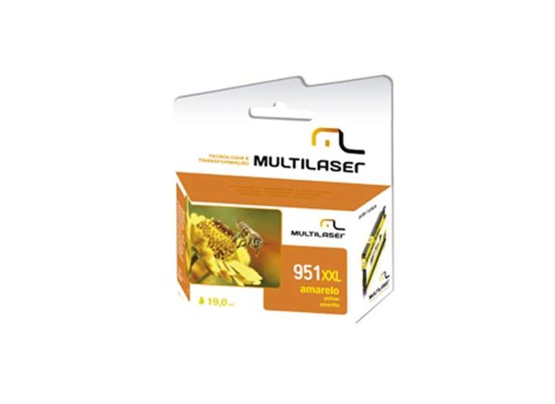 Cartucho Amarelo Multilaser CO953