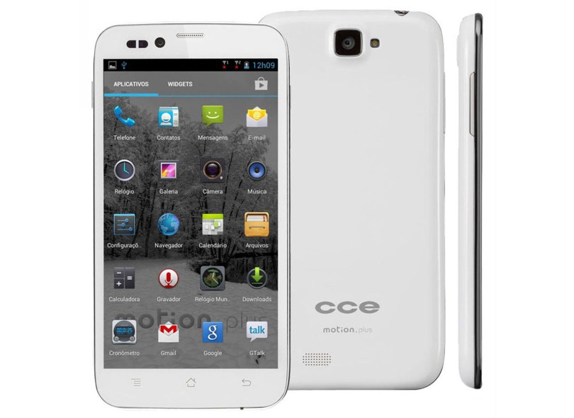 Smartphone CCE Motion Plus SK504 Câmera 8,0 MP 2 Chips 4GB Android 4.1 (Jelly Bean) Wi-Fi 3G