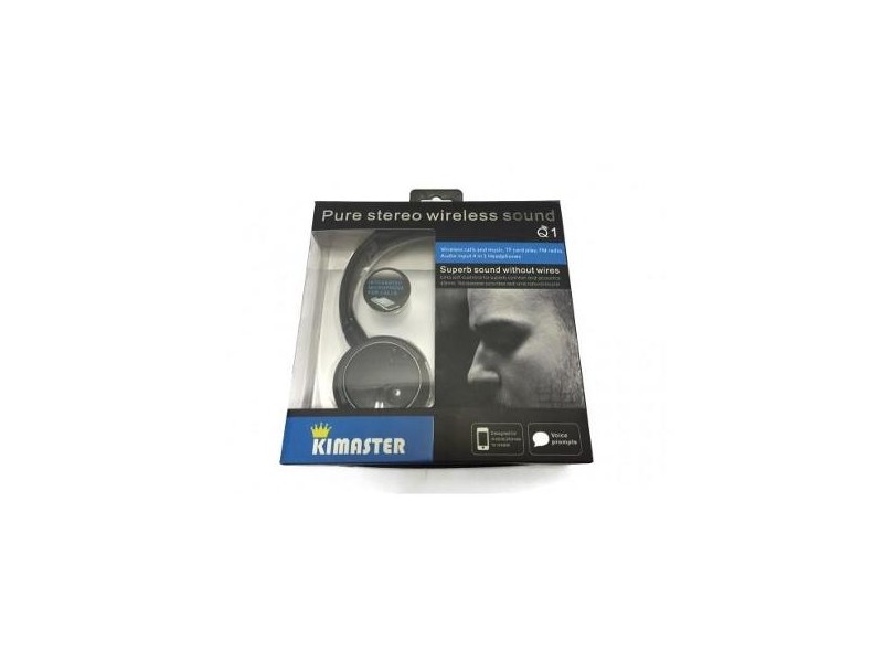 Headphone Bluetooth com Microfone Kimaster Q1